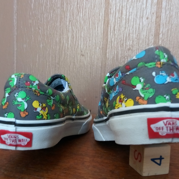 Vans Nintendo Yoshi Pewter Slip On Shoes - Picture 7 of 8